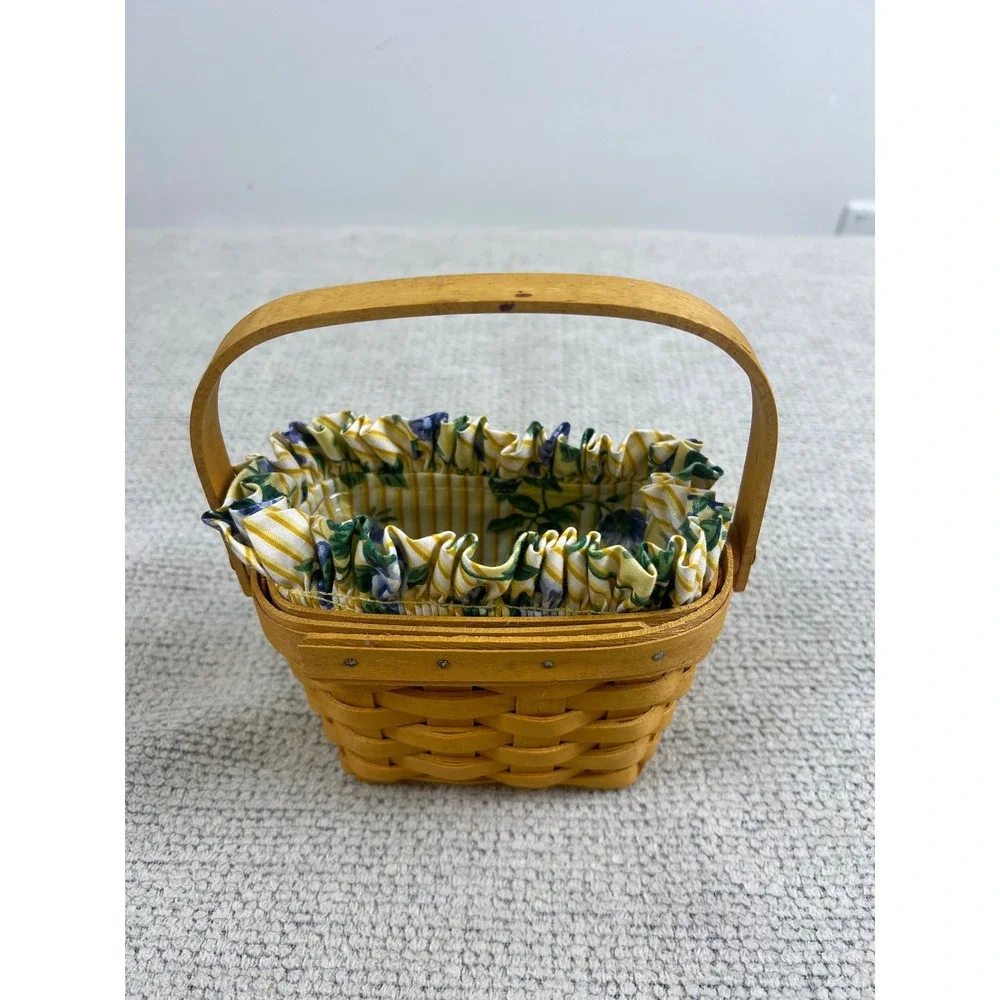 Longaberger American Cancer Society Horizon of Hope Basket Fabric Line Protector